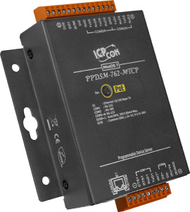 6-портовый программируемый преобразователь Modbus RTU/ASCII в Modbus TCP с возможностью питания PoE