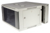 Шкаф коммутационный Lanmaster (TWT-CBW3G-22U-6X6-GY) настенный 22U 600x600мм пер.дв.стекл задн.дв.спл.стал.лист 2 бок.пан. 60кг серый 441мм 1079мм IP2