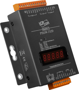 3-портовый программируемый сервер RS-232 и RS-485 с индикацией