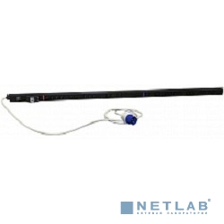 Hyperline SHE-20IEC-4BIEC-B-3PVB Блок розеток, вертикальный, 20 розеток IEC320 C13, 4 розетки IEC320 C19, автоматич. выключатель, кабель питания 3м (3
