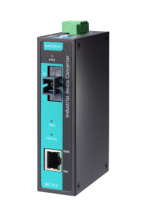 Медиаконвертер Ethernet 10/100BaseTX в 100BaseFX (одномодовое оптоволокно, разъем SC), WDM-B (передача по одной жиле) в металлическом корпусе, с расши