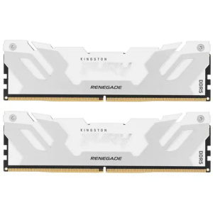 Память оперативная/ Kingston 32GB 6000MT/s DDR5 CL32 DIMM (Kit of 2) FURY Renegade White XMP