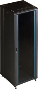 Шкаф коммутационный Lanmaster (TWT-CBB-42U-6X8-P1) напольный 42U 600x800мм пер.дв.перфор. задн.дв.перфор.2-хст. 2 бок.пан. 800кг черный 726мм 92кг 205