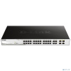 D-Link DGS-1210-28P/FL2A Управляемый L2 коммутатор с 24 портами 10/100/1000Base-T и 4 комбо-портами 100/1000Base-T/SFP (24 порта PoE 802.3af/at, РоЕ-б