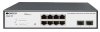 Коммутатор ORIGO Настраиваемый L2 PoE-коммутатор 8x1000Base-T PoE, 2x1000Base-X SFP, PoE-бюджет 120 Вт, комплект для установки в 19" стойку