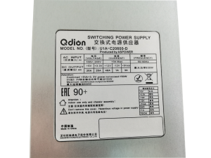 Блок питания Q-dion серверный/ Server power supply Qdion Model U1A-C20600-D P/N:99SAC20600I1170112 1U Single Server Power 600W Efficiency 90+, Cable