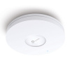 Точка доступа Wi-Fi TP-LINK EAP620 HD 11AX двухдиапазонная потолочная точка доступа,до1200Мбит/с на5ГГц и до574Мбит/с на2.4ГГц, 1 гигабитный порт,подд