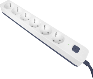 Аксессуар к источникам бесперебойного питания Powercom сетевой фильтр, 5 метра, 6 розеток, 16А/4кВт, cечение провода: 3х1,5мм2, цвет белый, 1 год гара