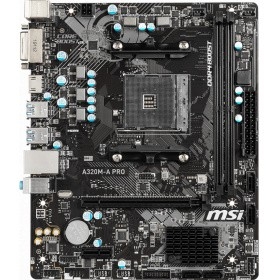 MSI A320M-A PRO {2xDDR4-2400, 1xPCI-Ex16x, 1xPCI-Ex, DVI-D+HDMI, 4xSATA3(RAID 0/1/10), 8 Ch Audio, GLan, (2+4)xUSB2.0, (4+2)xUSB3.1, 2xPS/2, mATX}