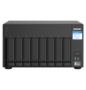 Системы хранения данных QNAP SMB QC 1,7GhzCPU/4Gb(upto16Gb)/upto 8HDD, up to 16 with TL-D800C/SATA(3,5'')/ 3xUSB3.2/1xExp.slot/2x2,5Gb 2x10Gb(SFP+)/iS