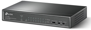 коммутатор TP-Link TL-SF1009P, 9-Port 10/100 Mbps Desktop Switch with 8-Port PoE+, 65 W, 250m