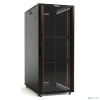 Hyperline TTB-4268-AS-RAL9004 Шкаф напольный 19-дюймовый, 42U, 2055x 600х 800 мм (ВхШхГ), передняя стеклянная дверь со стальными перфорированными боко