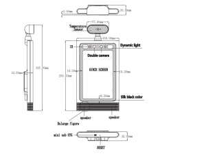 Терминал контроля доступа с биометрической идентификацией и термометрией ITC080, предназначен для проходных с малым потоком людей или для офисных поме