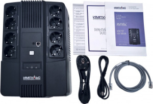 Источник бесперебойного питания Импульс Мастер 800 480Вт 800ВА черный