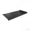 NTSS Полка стационарная NTSS 488х255мм, для настенных шкафов серии W глубиной 450мм, черный RAL 9005 NTSS-FSW-450-BL
