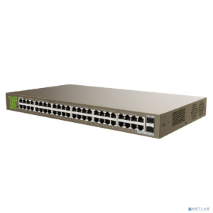 TENDA TEG1050F Коммутатор в стойку 48-Ports 10/100/1000 Base-T + 2-Ports 1000 Base-X SFP