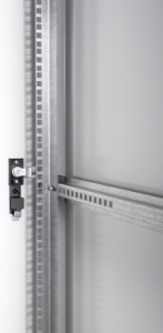 Шкаф серверный ЦМО (ШТК-Э-42.8.10-44АА) напольный 42U 800x1000мм пер.дв.перфор. задн.дв.перфор. 2 бок.пан. направл.под закл.гайки 710кг серый 915мм 11