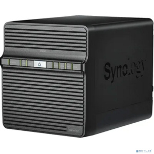 Synology DS423 Сетевое хранилище NAS, слоты 4x2.5"/3.5" SATA3, 2x1 Гбит/с, 2xUSB 3.X, Realtek RTD1619B/4x1.7 ГГц, DDR4 2Gb, 90W