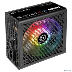 Блок питания Thermaltake Smart RGB [PS-SPR-0600NHSAWE-1] 600W / APFC / 80+