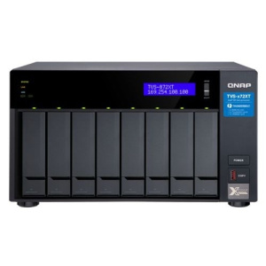 QNAP TVS-872XT-i5-16G SMB 8-Bay NAS, Intel Core i5-8400T 6-core 1.7 GHz (up to 3.3GHz), 16GB DDR4 RAM (max 32GB RAM), 8x 2.5"/3.5" SATA HDD/SSD + 2x M QNAP TVS-872XT-i5-16G SMB 8-Bay NAS, Intel Core i5-8400T 6-core 1.7 GHz (up to 3.3GHz), 16GB DDR4 RAM (max 32GB RAM), 8x 2.5"/3.5" SATA HDD/SSD + 2x M