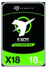 Жесткие диски Seagate Exos X18 HDD 3.5" SAS 16Tb, 7200 rpm, 256Mb buffer, 512e/4kn, CMR, ST16000NM004J, 1 year