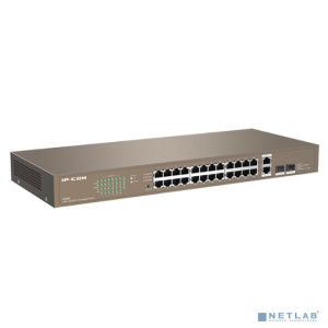 IP-COM F1026F Коммутатор в стойку, 24*1Gbit RJ45, 2*1Gbit SFP