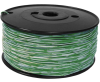 Кабель LANMASTER 1-парный кроссировочный , 24 AWG, бухта 500 метров, бело-зеленый Кабель LANMASTER 1-парный кроссировочный , 24 AWG, бухта 500 метров, бело-зеленый