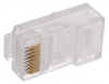 Коннектор ITK (CS3-1C5EU) UTP кат.5e RJ45 прозрачный (упак.:1шт) Коннектор ITK (CS3-1C5EU) UTP кат.5e RJ45 прозрачный (упак.:1шт)