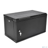ЦМО Шкаф телекоммуникационный настенный сварной 6U (600 x 500) съёмные стенки, дверь металл, чёрный, ШРН-6.500.1-9005
