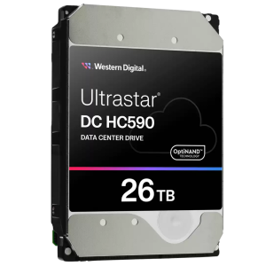 Жесткий диск серверный Western Digital 3.5" 26TB Ultrastar DC HC590 WUH722626AL5204 SATA 6Gb/s, 7200rpm, 512MB
