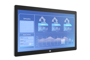 Промышленный монитор DM2-W215K Проекционно-ёмкостный сенсорный экран 21.5" (16:9), антибликовое покрытие, Anti-UV покрытие. Пылевлагозащита передней п