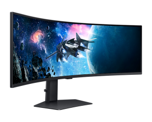 Samsung 49" Odyssey G9 G95C S49CG954EI Curved (VA 32:9 5120x1440x240Hz 1ms 450cd 2500:1 178/178 1,07B DP; HDMIx2 USB3.0x2 HAS Tilt Swiv VESA Black