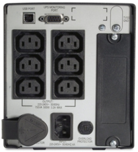 Источник бесперебойного питания APC Smart-UPS SUA750ICH 500Вт 750ВА черный