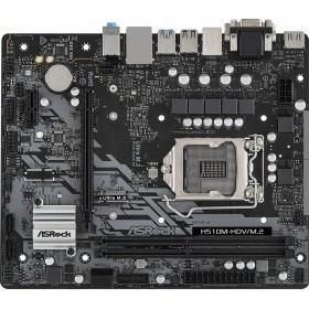 Asrock H510M-HDV/M.2 {H510, S1200, 2xDDR4, 1xPCIe 4.0x16, 1xPCIe 3.0x1, 4 SATA3 , 1xM.2, 4x USB3.2 Gen1, 6xUSB2.0, VGA,DVI-D, HDMI, GLAN, mATX}