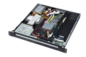 Промышленный компьютерный корпус в стойку 19", ACP-1010MB-00BE, 1U, для процессорной платы ATX, 1 x 5.25 Slim ODD, 1 x 3.5 внешн., 2 x 2.5 внутр., без