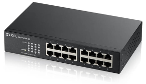 Коммутатор Коммутатор Zyxel GS1100-16, 16xGE, rack 19", бесшумный