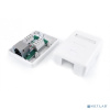 Розетка Hyperline SB1-1-8P8C-C6-SH-WHRJ45 1 кат.6 FTP бел. (упак.:1шт)