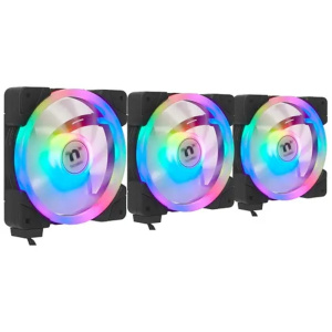 Кулер для компьютерного корпуса, Thermaltake, SWAFAN EX12 RGB PC Cooling Fan, 3 Fan Pack, CL-F167-PL12SW-A, ARGB 120мм вентилятор, 500-2000 об.мин, US Кулер для компьютерного корпуса, Thermaltake, SWAFAN EX12 RGB PC Cooling Fan, 3 Fan Pack, CL-F167-PL12SW-A, ARGB 120мм вентилятор, 500-2000 об.мин, US
