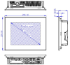 Безвентиляторный панельный компьютер Nodka TPC6000-C1043-LH-J6412-8G-SSD256G