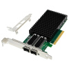 ORIENT XWT-MCX4PE8 25G 2SFP28, Сетевая карта PCI-Ex8 v3.0 2xSFP28 25Gbps RDMA Server NIC, Mellanox ConnectX-4 chipset, 25/10/1 Гбит/с 2 планки креплен
